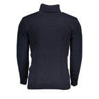 U.S. Grand Blue Acrylic Men Sweater U.S. Grand