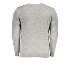 U.S. Grand Grigio Acrylic Men Sweater U.S. Grand