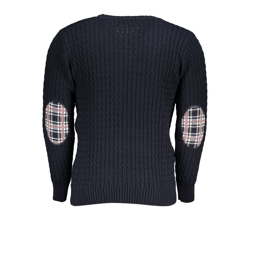 U.S. Grand Blu Acrylic Mens Sweater U.S. Grand