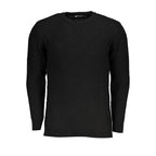 U.S. Grand Black Acrylic Men's Sweater U.S. Grand