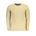 U.S. Grand Beige Acrylic Men Sweater U.S. Grand