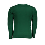 U.S. Grand Green Acrylic Men's Sweater U.S. Grand