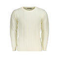 U.S. Grand White Acrylic Men's Sweater U.S. Grand