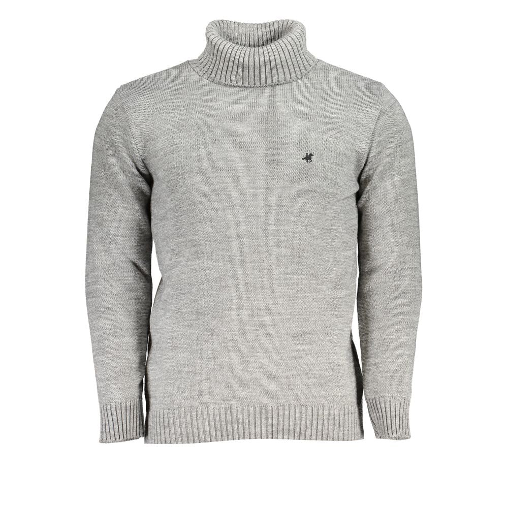 U.S. Grand Grigio Acrylic Men Sweater U.S. Grand