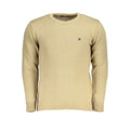 U.S. Grand Beige Acrylic Men's Sweater U.S. Grand