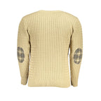 U.S. Grand Beige Acrylic Men Sweater U.S. Grand