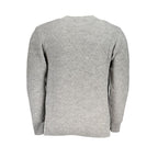 U.S. Grand Grigio Acrylic Men Sweater U.S. Grand