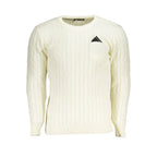 U.S. Grand Bianco Acrylic Men Sweater U.S. Grand