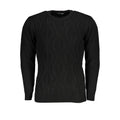 U.S. Grand Black Acrylic Men Sweater U.S. Grand