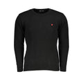 U.S. Grand Black Acrylic Men Sweater U.S. Grand