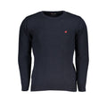 U.S. Grand Blue Acrylic Men Sweater U.S. Grand