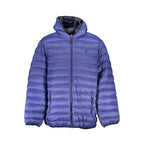 U.S. Grand Blu Polyester Men Jacket U.S. Grand