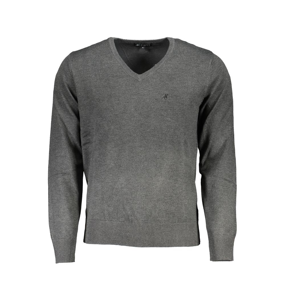 U.S. Grand Gray Viscosa Mens Sweater U.S. Grand