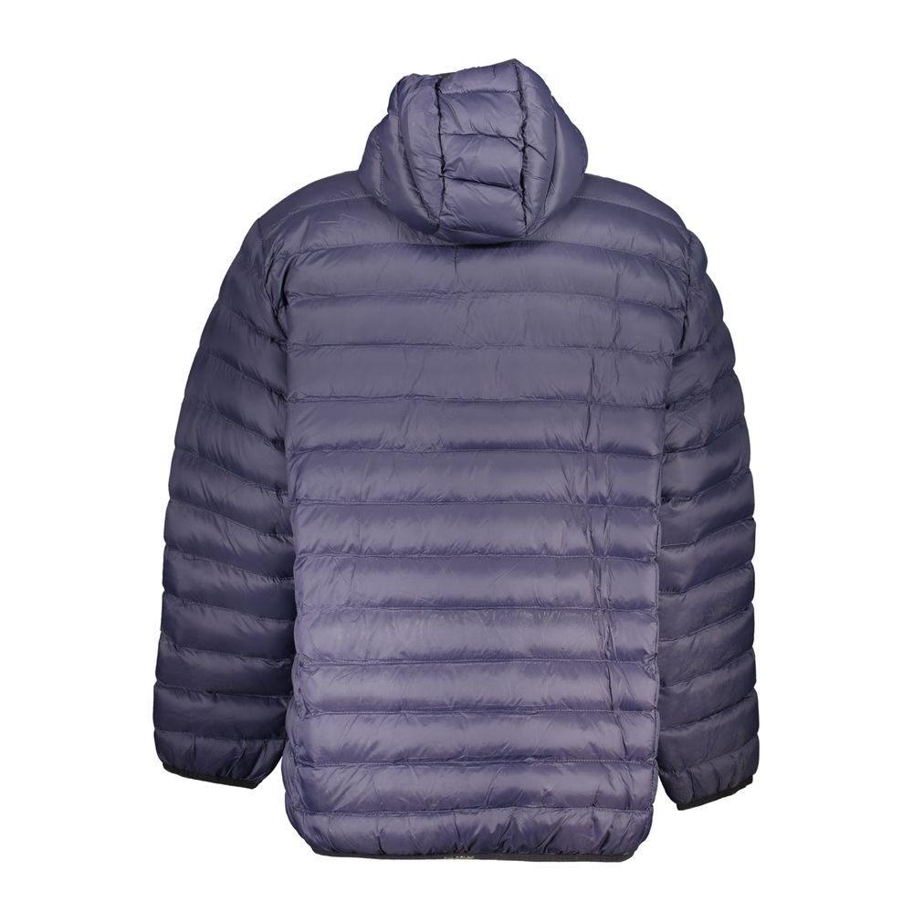 U.S. Grand Blue Polyester Men's Jacket U.S. Grand