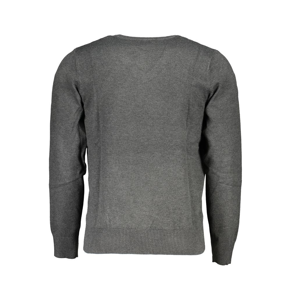 U.S. Grand Gray Viscosa Mens Sweater U.S. Grand