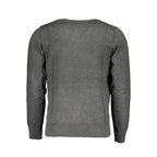 U.S. Grand Gray Viscosa Mens Sweater U.S. Grand