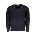 U.S. Grand Blue Viscosa Men Sweater U.S. Grand
