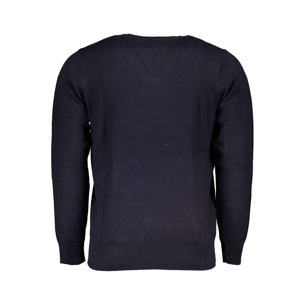 U.S. Grand Blue Viscosa Men Sweater U.S. Grand
