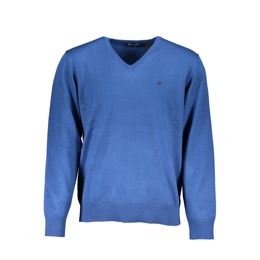 U.S. Grand Blu Viscosa Uomo Maglia U.S. Grand