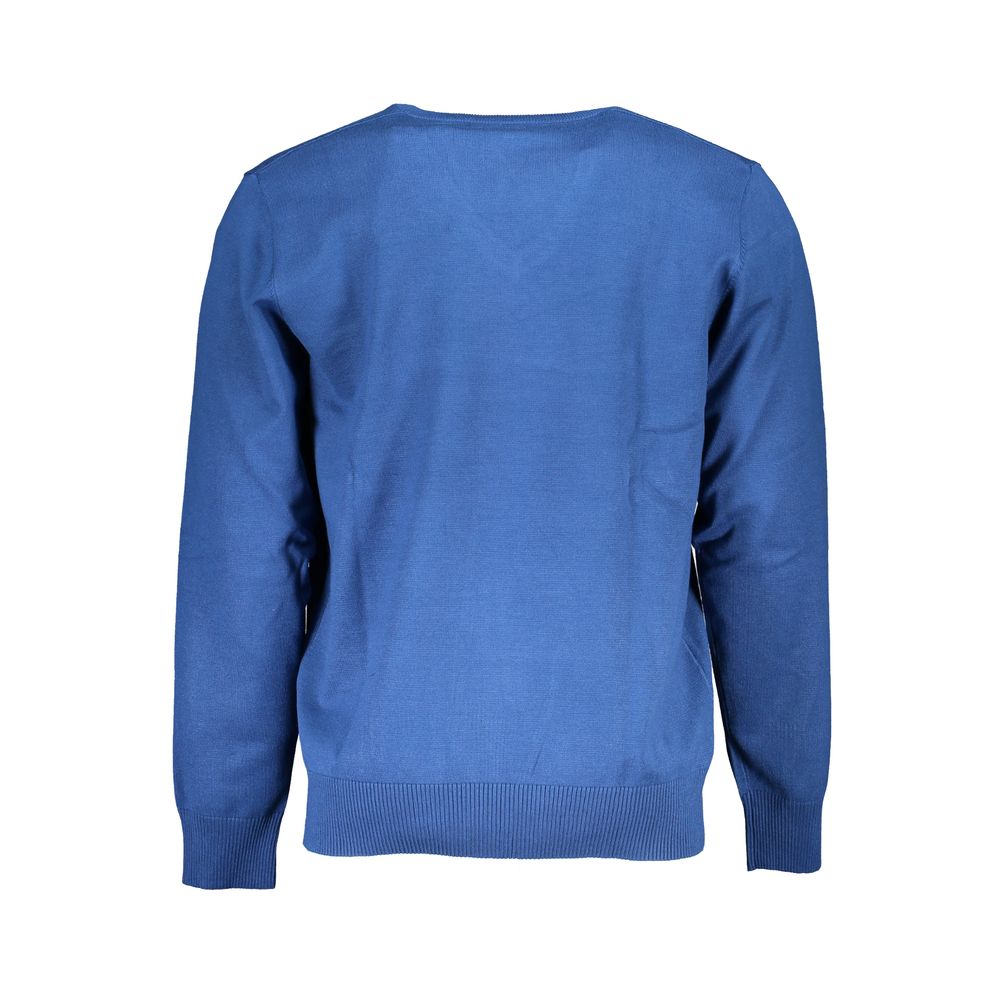 U.S. Grand Blu Viscosa Uomo Maglia U.S. Grand
