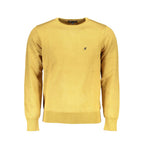 U.S. Grand Yellow Viscosa Men Sweater U.S. Grand