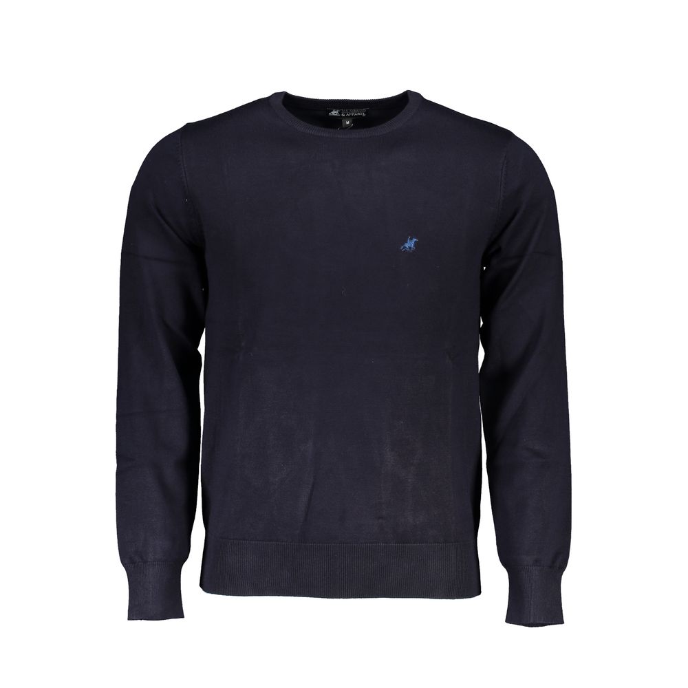 U.S. Grand Blue Viscose Men's Sweater U.S. Grand