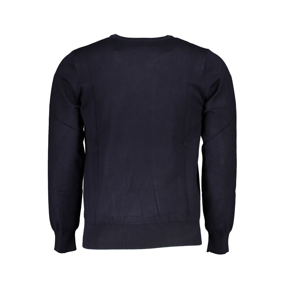 U.S. Grand Blue Viscose Men's Sweater U.S. Grand