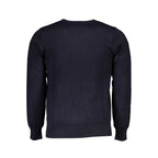 U.S. Grand Blue Viscose Men's Sweater U.S. Grand