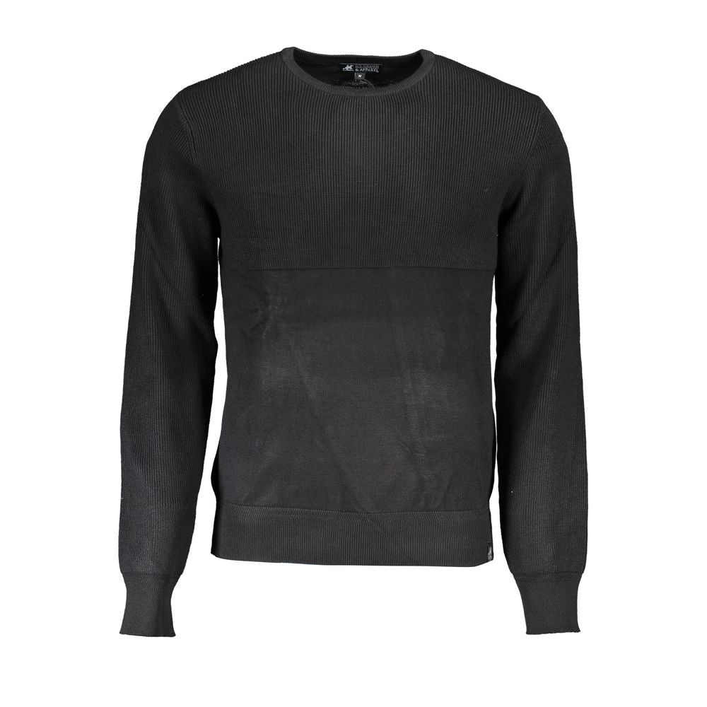 U.S. Grand Black Viscosa Mens Sweater U.S. Grand