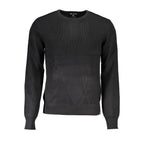 U.S. Grand Black Viscosa Mens Sweater U.S. Grand