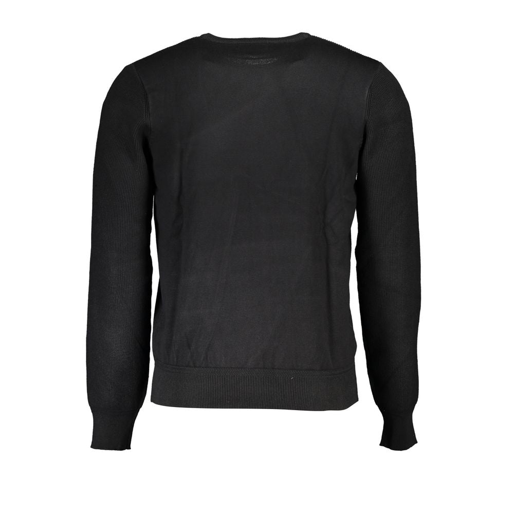 U.S. Grand Black Viscosa Mens Sweater U.S. Grand