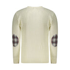 U.S. Grand Bianco Acrylic Men Sweater U.S. Grand