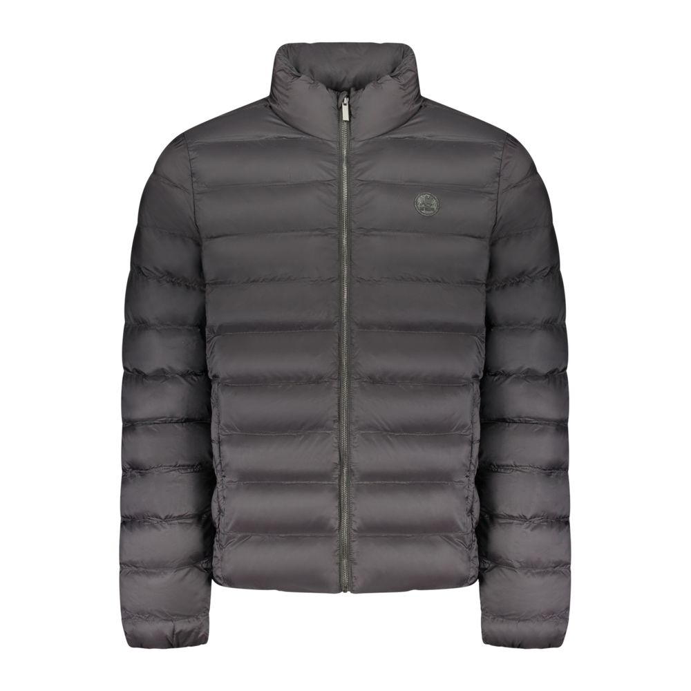 U.S. Grand Black Polyester Men's Jacket U.S. Grand