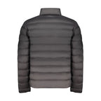 U.S. Grand Black Polyester Men's Jacket U.S. Grand