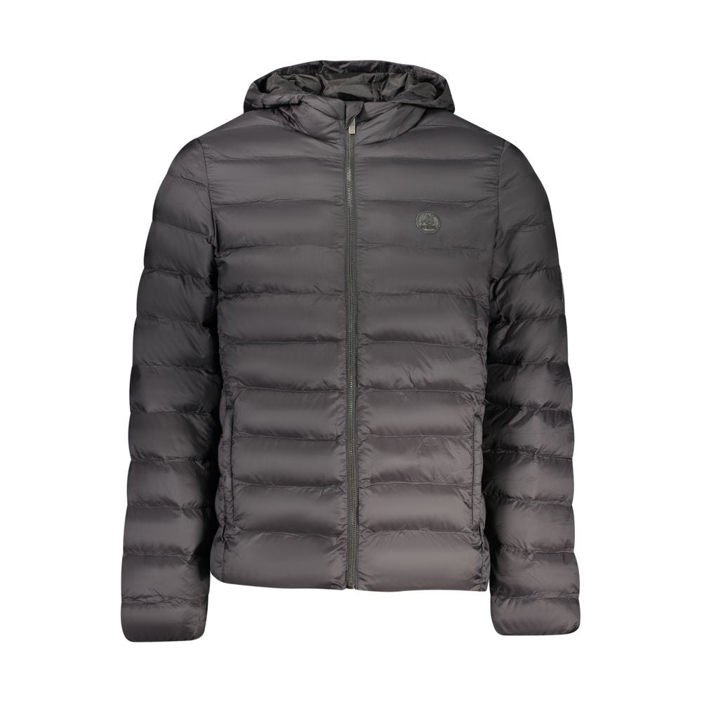 U.S. Grand Black Polyester Men's Jacket U.S. Grand