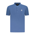 U.S. Grand Blue Cotton Men Polo Shirt U.S. Grand