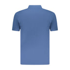 U.S. Grand Blue Cotton Men Polo Shirt U.S. Grand