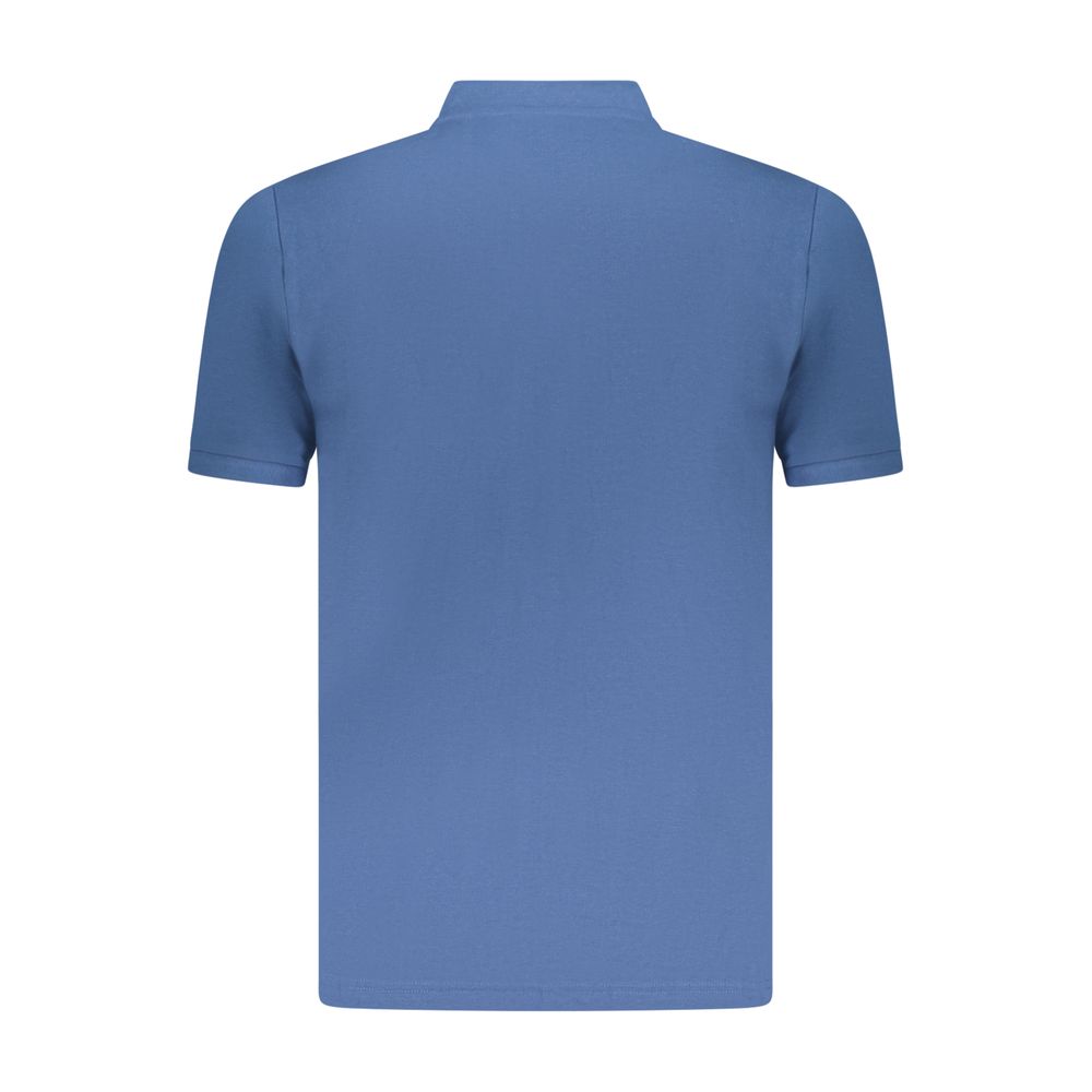 U.S. Grand Blue Cotton Men Polo Shirt U.S. Grand
