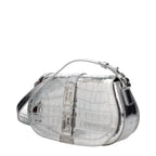 Versace Gray Leather Shoulder Bag Versace