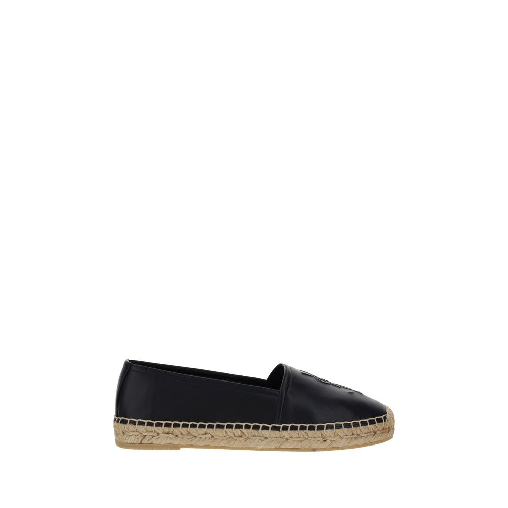 Saint Laurent Black Lamb Ovis Aries Aries Espadrilles Saint Laurent
