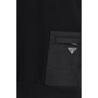 Prada Black Viscose Sweatshirt Prada