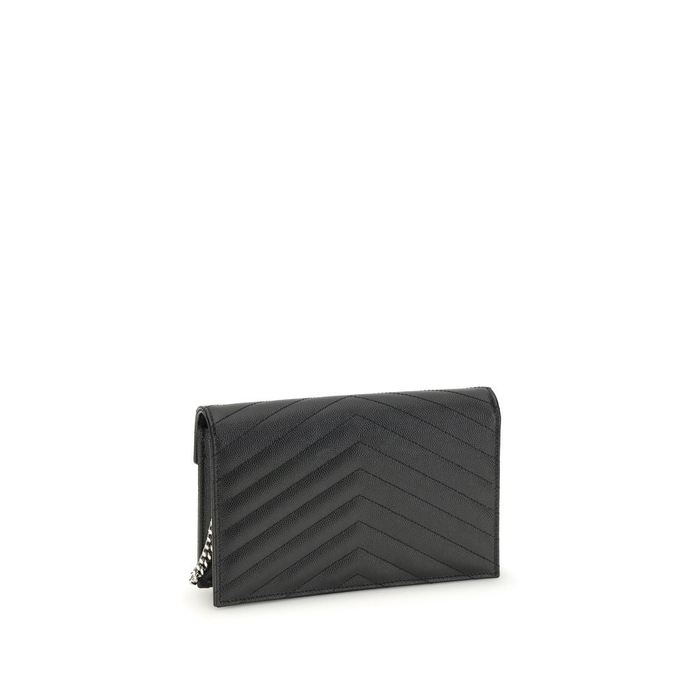 Saint Laurent Black Calf Leather Bos Taurus Wallet Saint Laurent