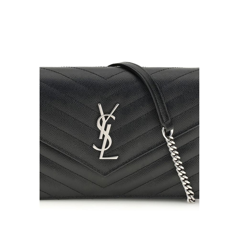 Saint Laurent Black Calf Leather Bos Taurus Wallet Saint Laurent