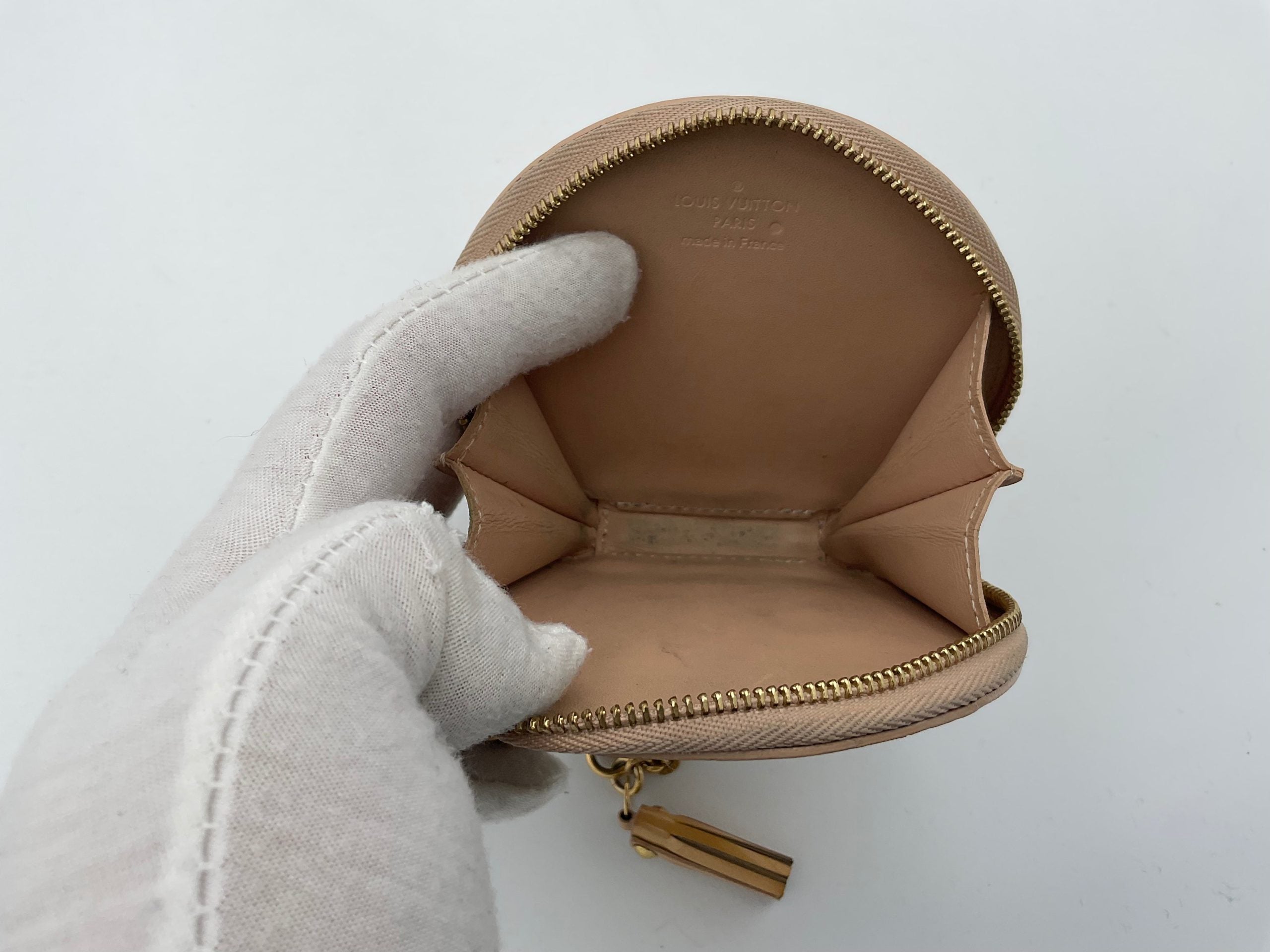 Louis Vuitton LOUIS VUITTON Micro Boite Chapeau Patent Patchwork LV Bird Coin Purse Louis Vuitton