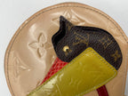 Louis Vuitton LOUIS VUITTON Micro Boite Chapeau Patent Patchwork LV Bird Coin Purse Louis Vuitton