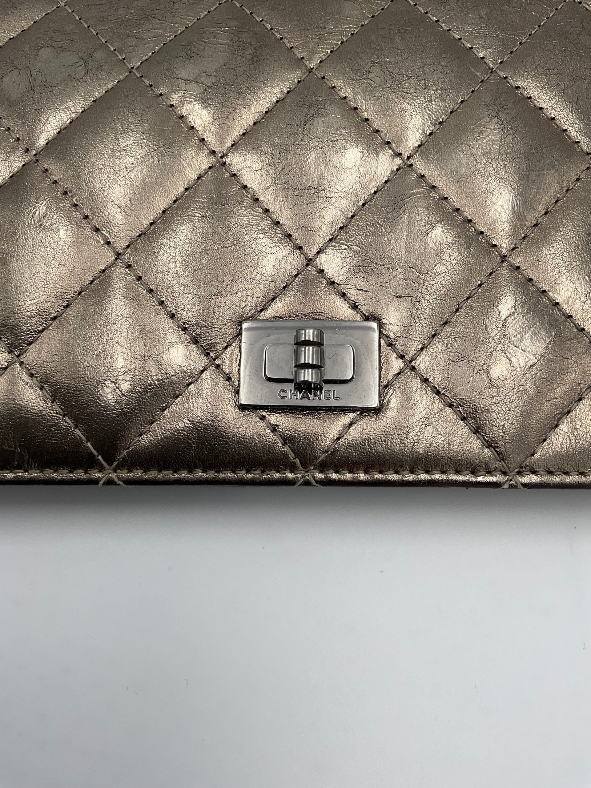 Chanel CHANEL Matèlassè Platinum Wallet Chanel
