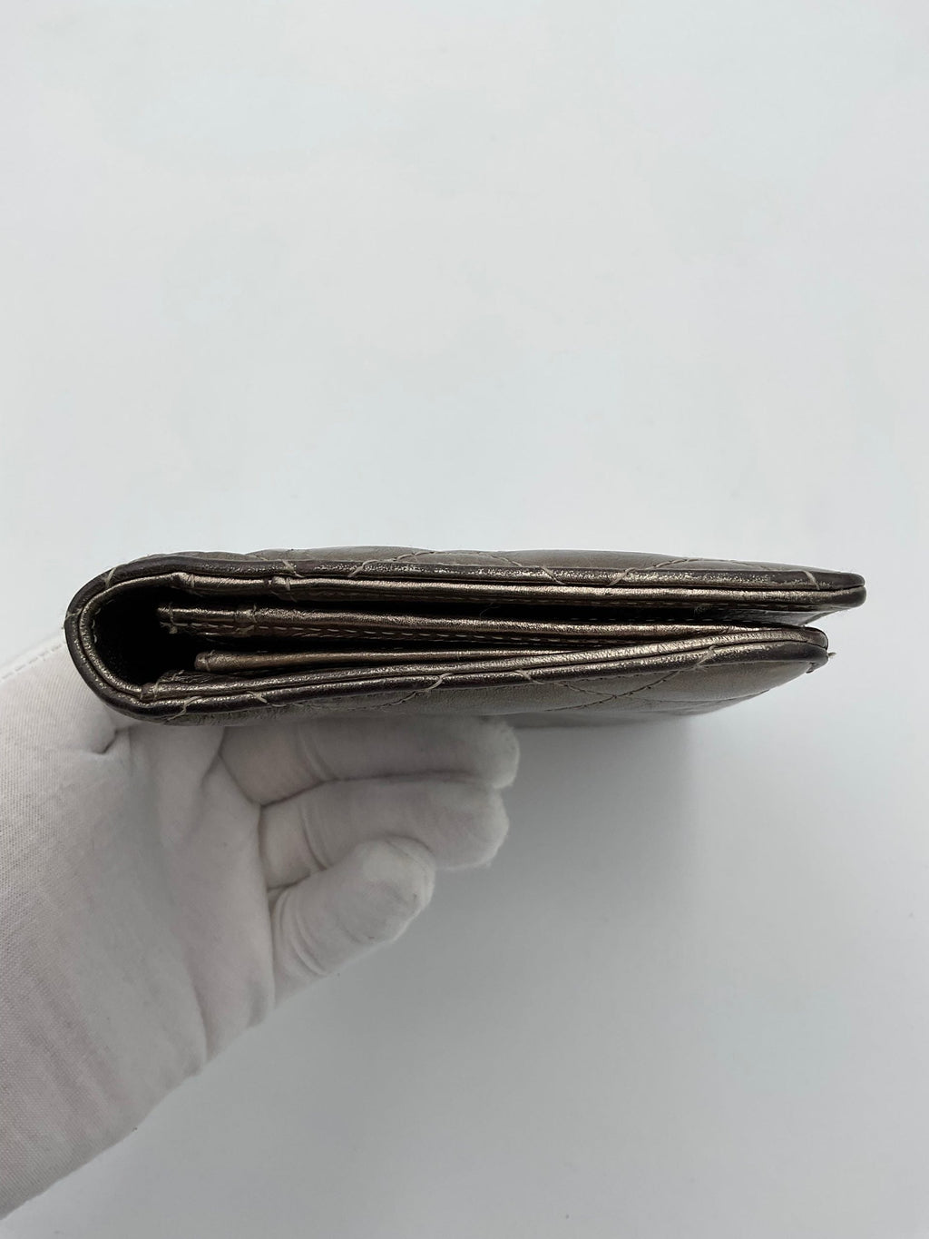 Chanel CHANEL Matèlassè Platinum Wallet Chanel