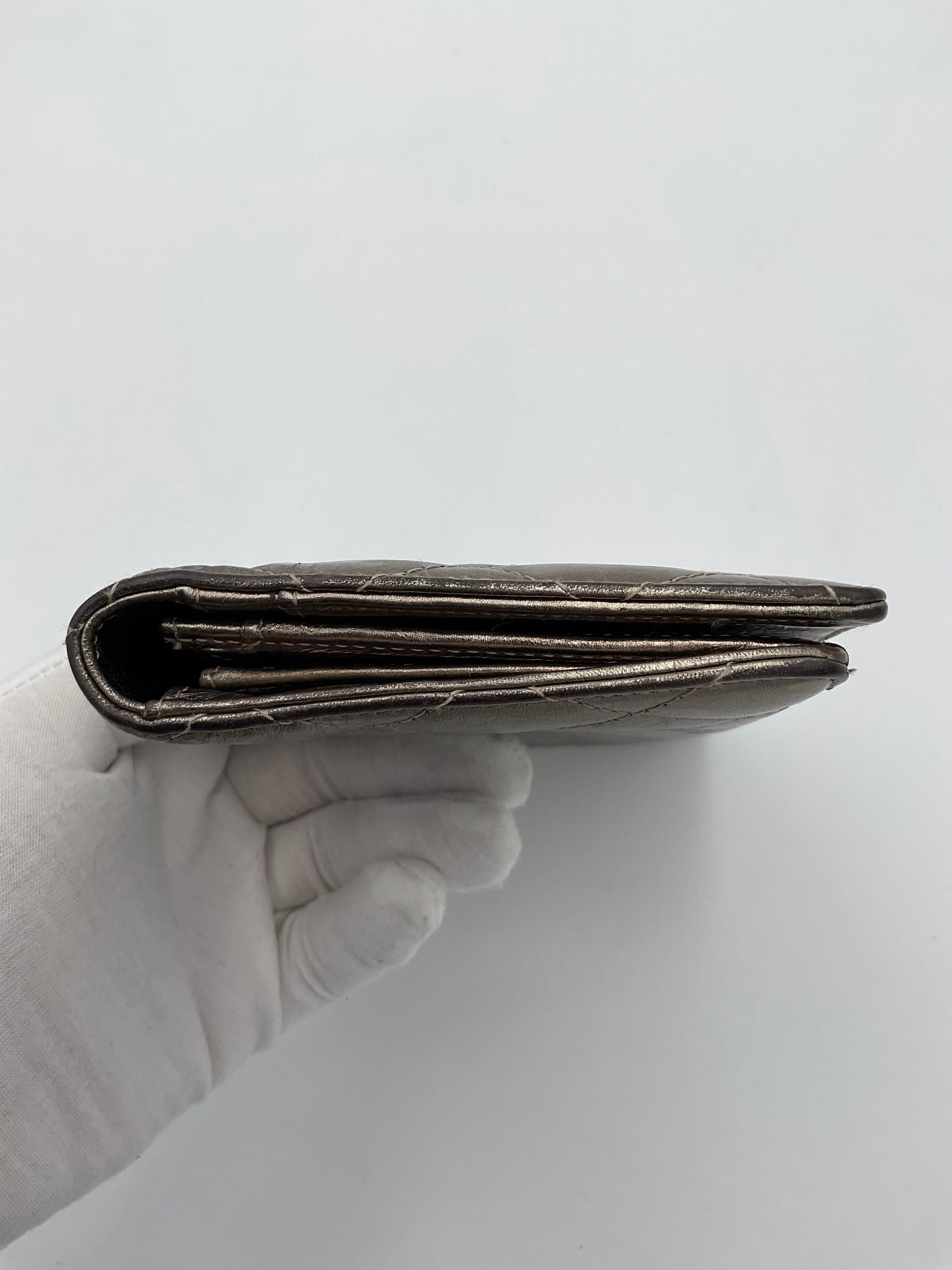 Chanel CHANEL Matèlassè Platinum Wallet Chanel