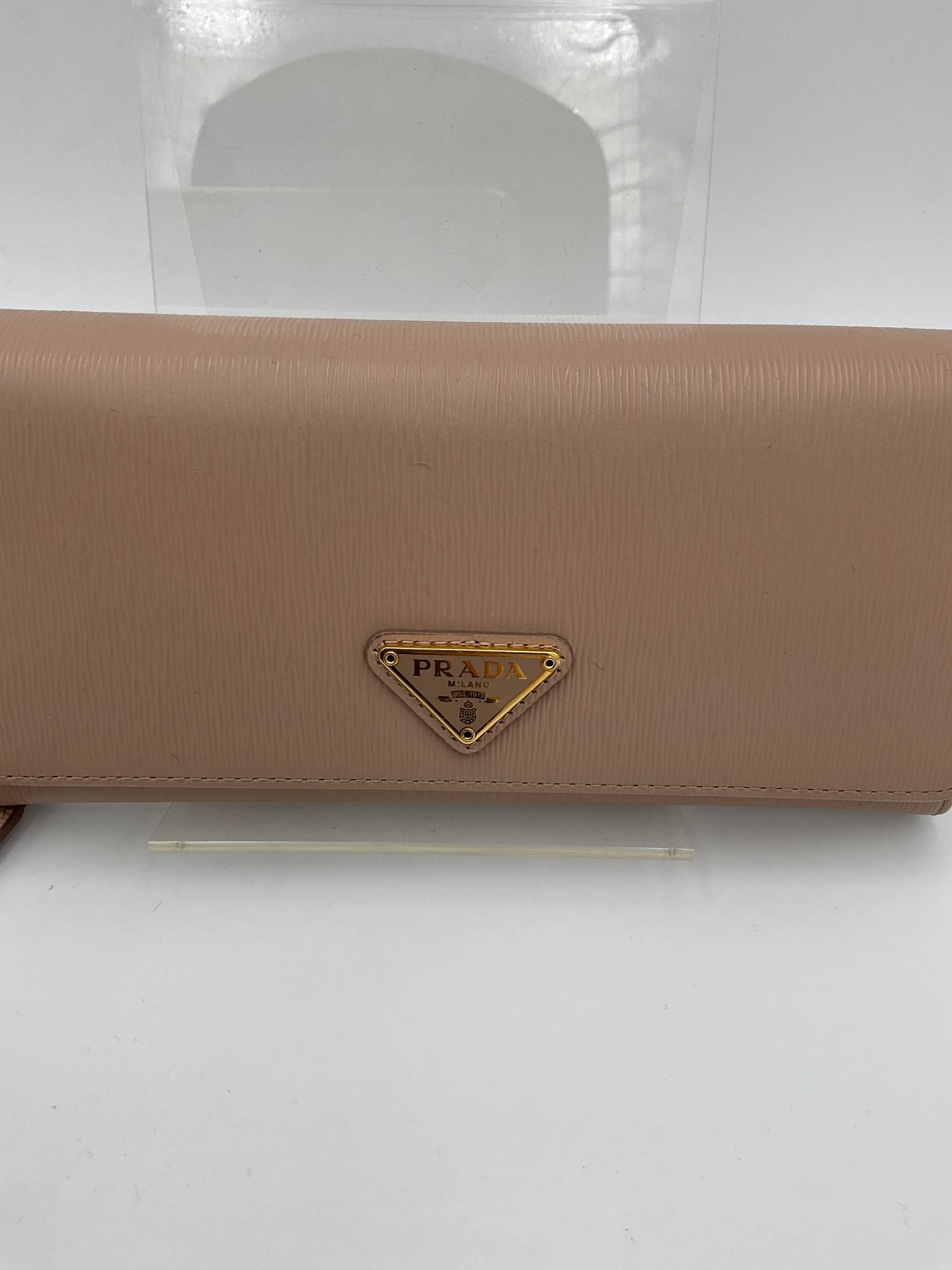Prada PRADA Powder Saffiano with Card Holder Wallet Prada