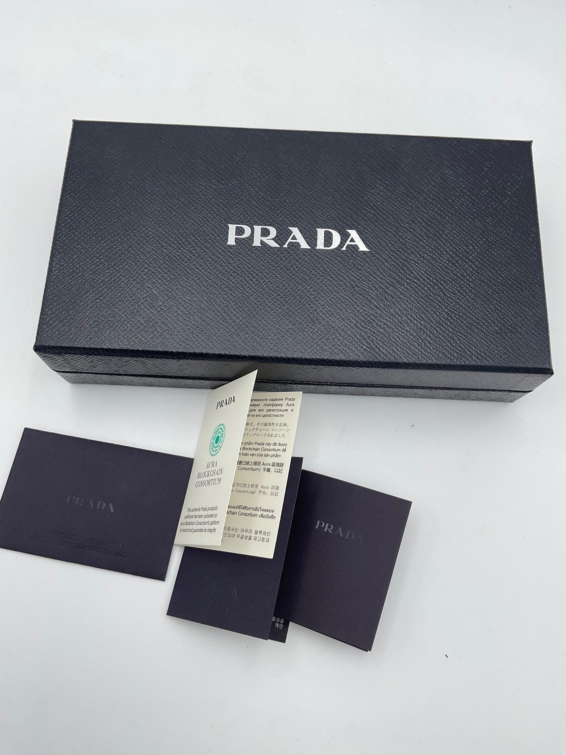 Prada PRADA Powder Saffiano with Card Holder Wallet Prada